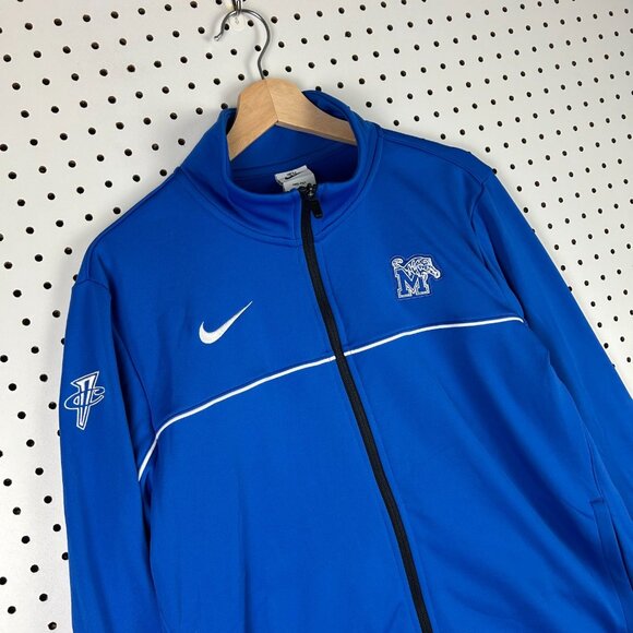 Nike 1 Cent Memphis Tigers Jacket Medium Basketball Warm Up Zip Penny Hardaway - Picture 2 of 6